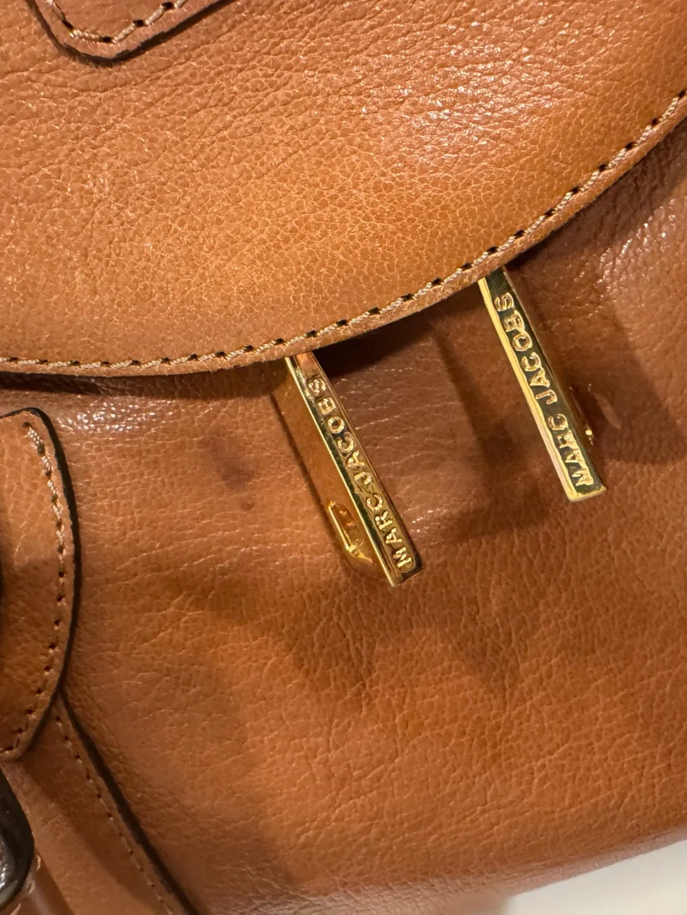 AUTHENTIC Marc Jacobs LUXURY LINE GOATSKIN LEATHER Satchel Tote Bag - was $1250! - Picture 10 of 13
